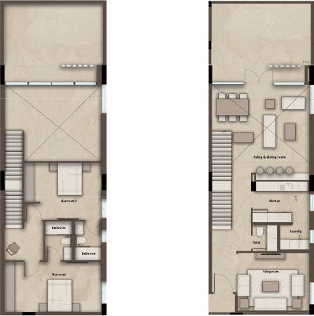 Marissa Elite Unit V2 Floor Plan